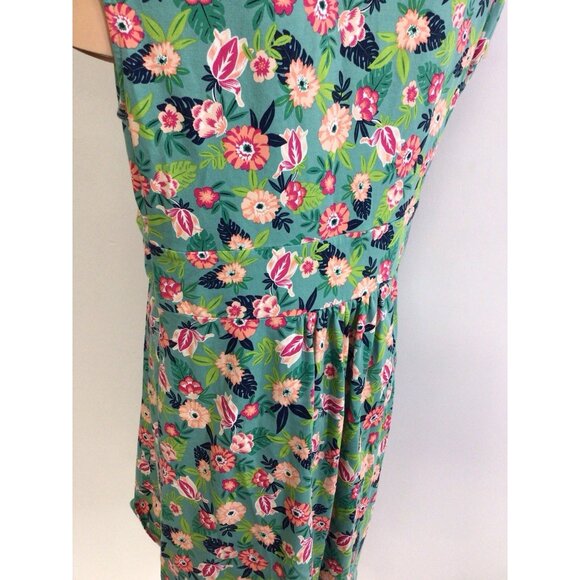 Lands End Floral Dress Tropical Vibes Womens Large - Picture 3 of 8